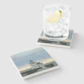 Leuchtturm (Cleveland, OH) Untersetzer aus Stein (Seitenansicht)