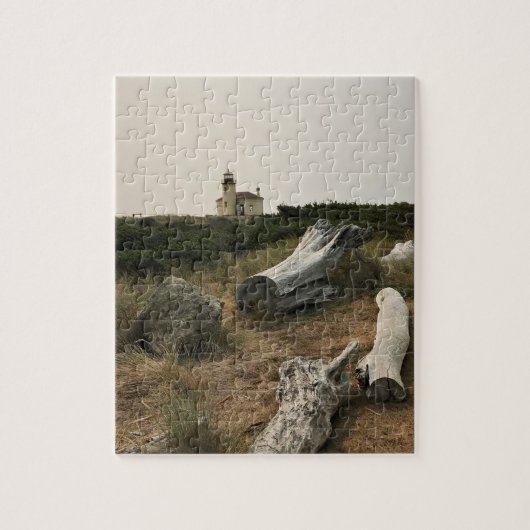 Leuchtturm Coquille River, OR Puzzle (Vertikal)