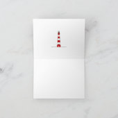 Leuchtturm Dankeschön Card Dankeskarte (Innenseite)