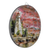 Leuchtturm Dartscheibe (Vorderseite Links)