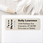 Leuchtturm der Außenbanks - Rücksendeadressen-Aufk (Insitu)