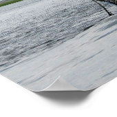 Leuchtturm der Cockspur-Insel Poster (Ecke)