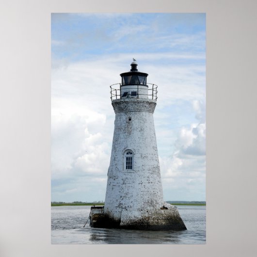 Leuchtturm der Cockspur-Insel Poster (Vorne)