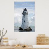 Leuchtturm der Cockspur-Insel Poster (Küche)