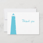 Leuchtturm, der Dankes- Karten wedding ist (Vorderseite)