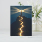 Leuchtturm der Guidance Meditation Card Einladung (Stehend Vorderseite)
