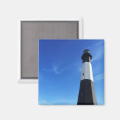 Leuchtturm der Insel Tybee Magnet (Vorderseite/Rückseite)