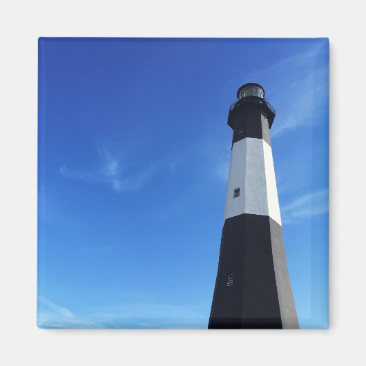 Leuchtturm der Insel Tybee Magnet (Vorne)