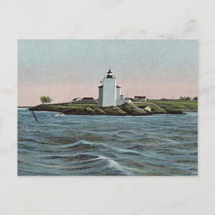 Leuchtturm der niederländischen Insel Postkarte