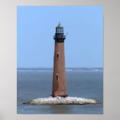 Leuchtturm der Sandinsel Poster (Vorne)