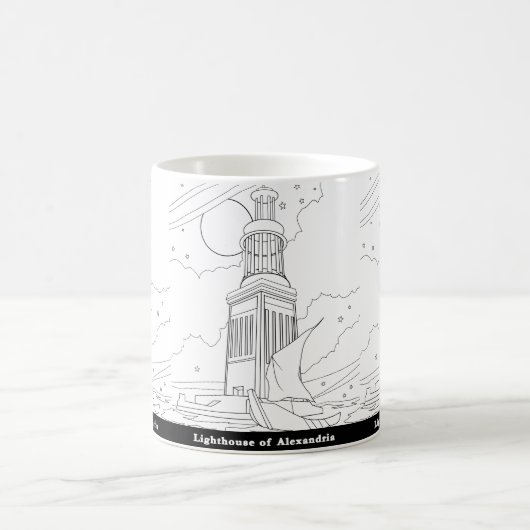 Leuchtturm der Tasse Alexandria (Mittel)