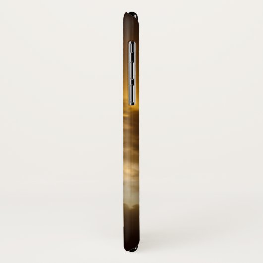 Leuchtturm, der unter drastischen Himmel glüht Case-Mate iPhone Hülle (Hinten/Links)