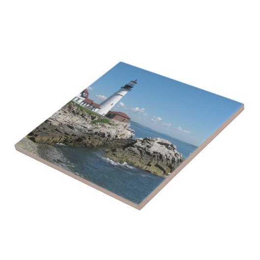 Leuchtturm des Bar-Hafens Fliese (Seite)