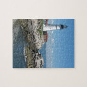 Leuchtturm des Bar-Hafens Puzzle (Horizontal)