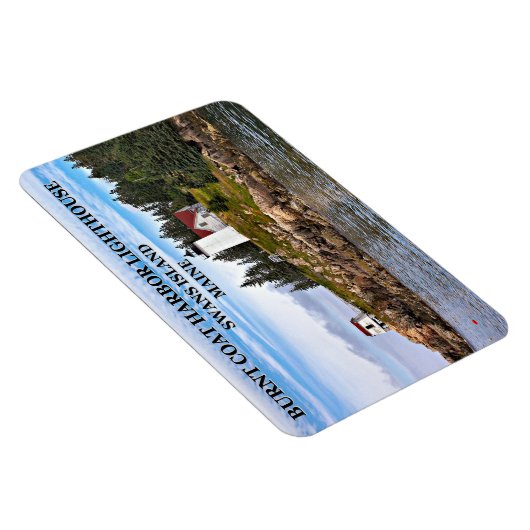 Leuchtturm des Hafens Burnt Flexi Magnet (Rechte Seite)