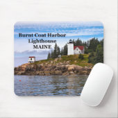 Leuchtturm des Hafens, Maine Mousepad (Mit Mouse)