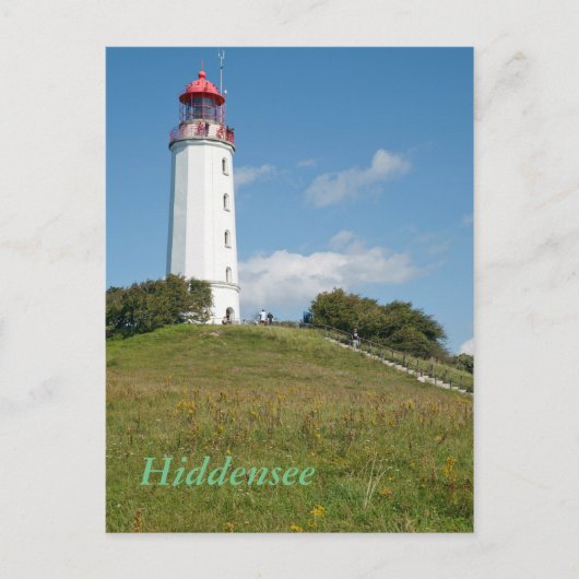 Leuchtturm Dornbusch Postkarte (Vorderseite)