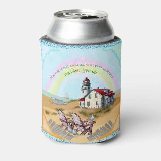 Leuchtturm Dosenkühler (Kanne Rückseite)