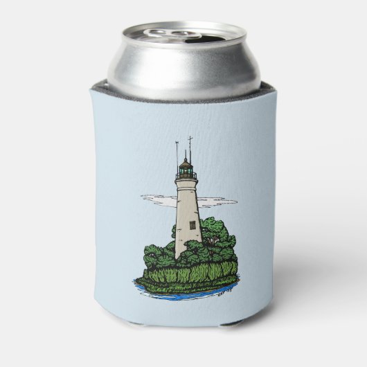 Leuchtturm Dosenkühler (Kanne Rückseite)