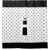 Leuchtturm Duschvorhang (Vorderseite)