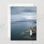 Leuchtturm, Eilean Ban, Inner Sound, Schottland, Postkarte (Vorne/Hinten)