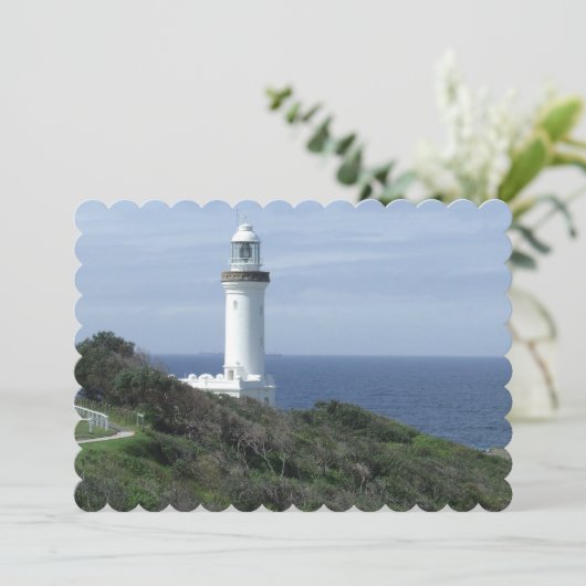 Leuchtturm Einladung (Stehend Vorderseite)