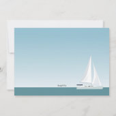 Leuchtturm Einladung (Rückseite)