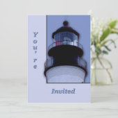 Leuchtturm Einladung (Stehend Vorderseite)