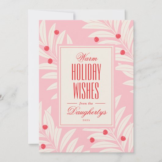 Leuchtturm Feiertagskarte (Vorderseite)