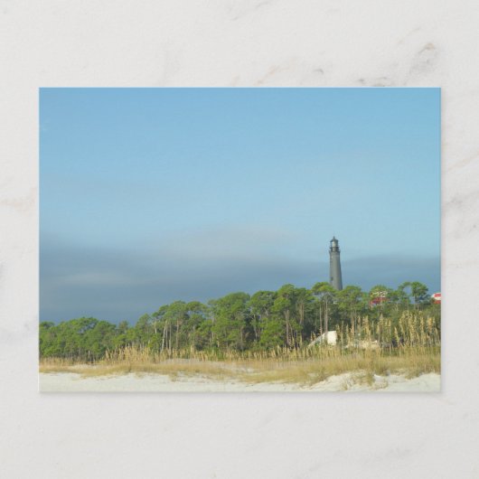 Leuchtturm Feiertagspostkarte (Vorderseite)
