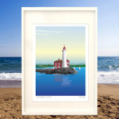 Leuchtturm Fisgard Feiertagskarte