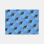 Leuchtturm Fleecedecke (Vorderseite (Horizontal))