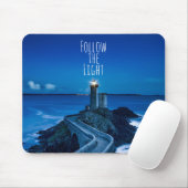 Leuchtturm Folgen Sie dem Licht Mousepad (Mit Mouse)