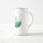 Leuchtturm-Foto-Bier Stein Bierglas (VorderseiteRechts)