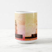 Leuchtturm-Foto-Effekt-Tasse Kaffeetasse (Mittel)