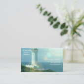 Leuchtturm-Foto-Geschäfts-Karte Visitenkarte (Stehend Vorderseite)