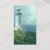 Leuchtturm-Foto-Geschäfts-Karte Visitenkarte (Rückseite)