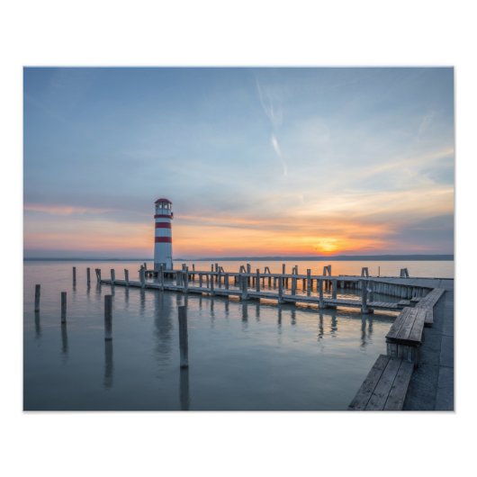 Leuchtturm Fotodruck (Vorne)