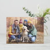 Leuchtturm-Fotokarte Feiertagskarte (Stehend Vorderseite)