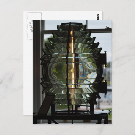 Leuchtturm Fresnel Lens Postkarte (Vorne/Hinten)