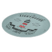 Leuchtturm führen mich Zuhause-Plakat Schneidebrett