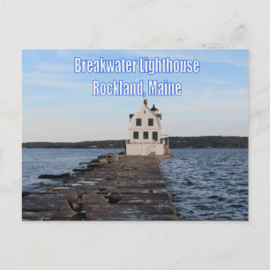 Leuchtturm für das Frühstück Postkarte
