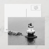 Leuchtturm für Frühjahr-Point-Ledge 2 Postkarte (Vorne/Hinten)