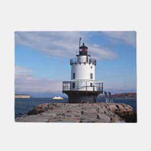 Leuchtturm für Frühjahrs-Point-Lecke, Maine Door M Fußmatte