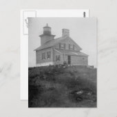 Leuchtturm für Kupferharben Postkarte (Vorne/Hinten)