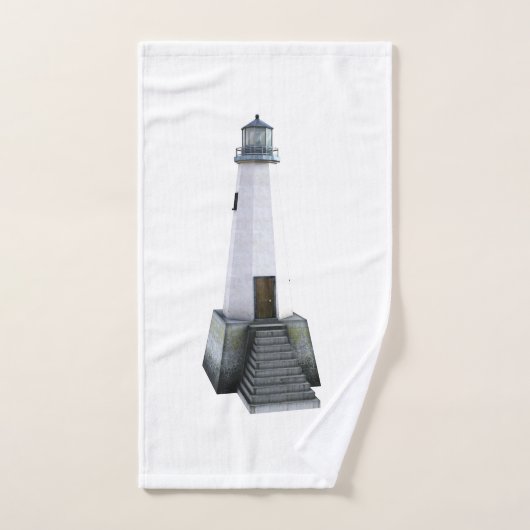 Leuchtturm für lebende Küsten Badhandtuch Set (Handtuch)