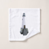 Leuchtturm für lebende Küsten Badhandtuch Set (Waschlappen)