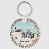 Leuchtturm für Strandstühle Schlüsselanhänger (Vorderseite)