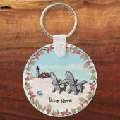 Leuchtturm für Strandstühle Schlüsselanhänger (Vorderseite)