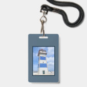 Leuchtturm für Wasserfarben Ausweis (Rückseite mit Lanyard)